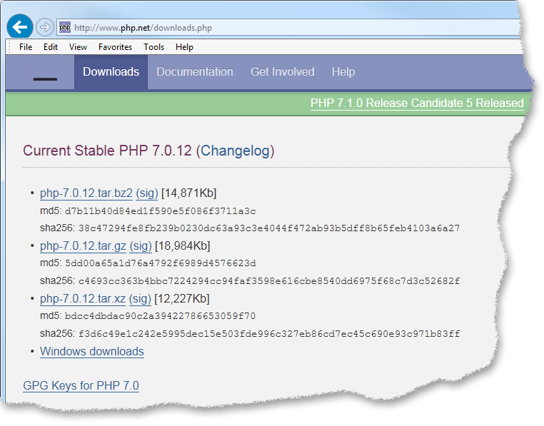 Install PHP 7 with the PDO Extension