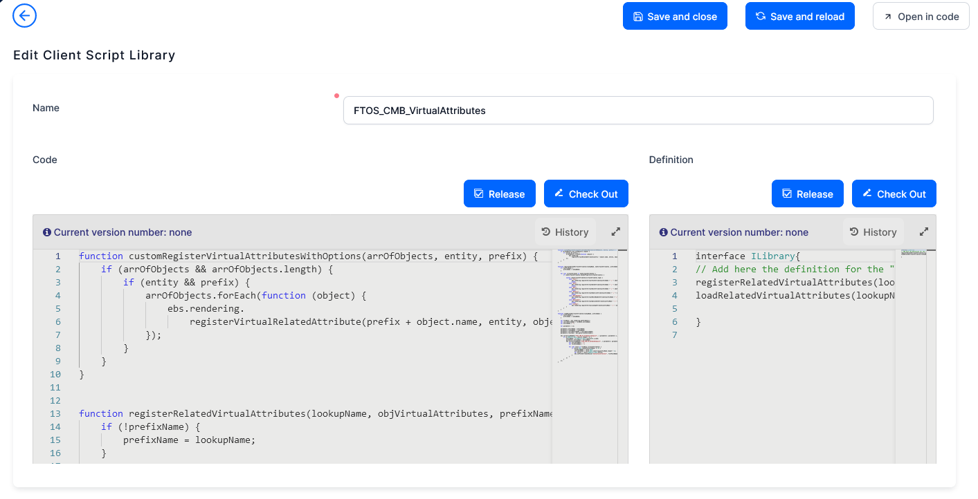 Client Script Libraries