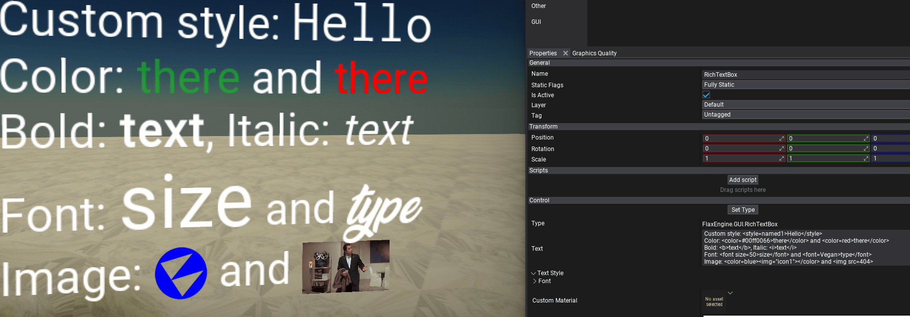 RichTextBox Flax Documentation