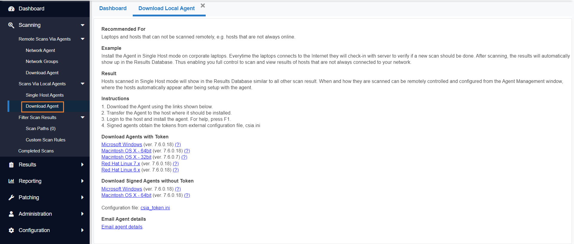 Download Local Agent