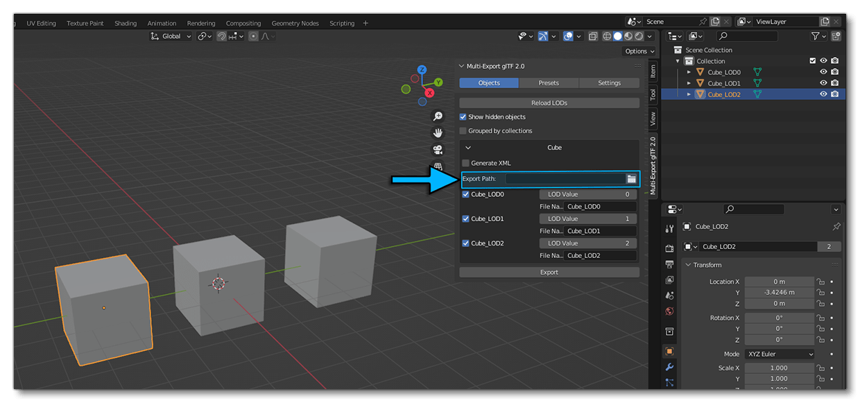 The Blender Exporter