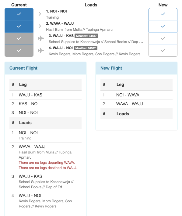 Split Scheduled Flight FlightSpan Documentation