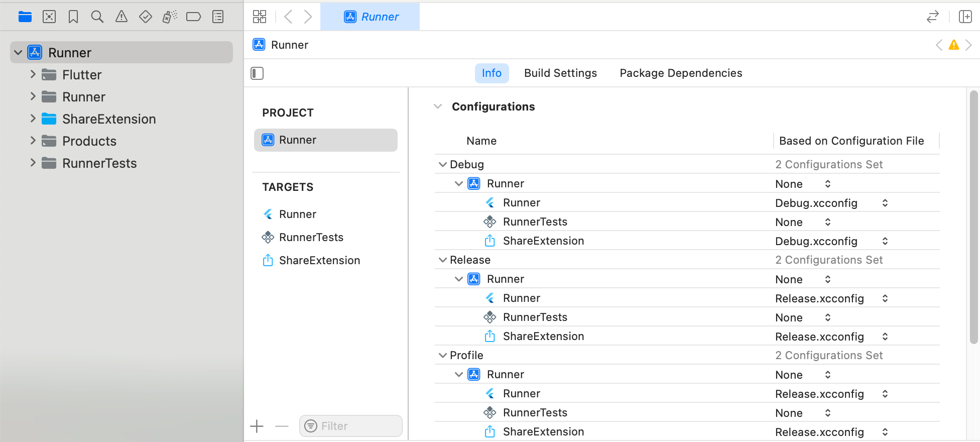 Adding iOS app extensions Flutter