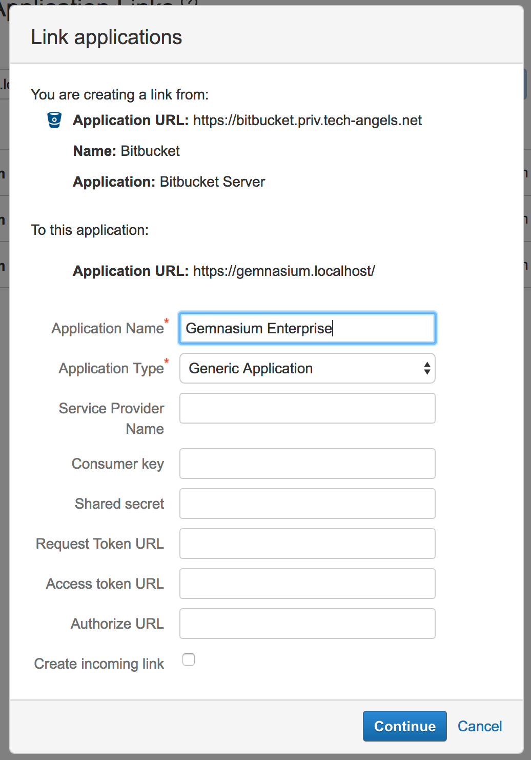 Bitbucket Server — Gemnasium docs 1.5.0 documentation