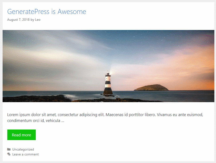 Add a Zoom Effect on Hover to Post Images Documentation