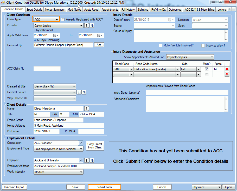 GPM NZ Support Centre Sending ACC45s via HISO Interface