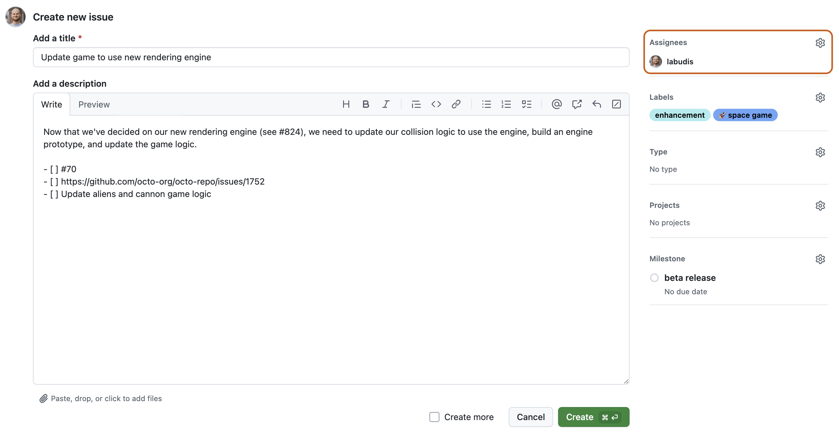 Quickstart for GitHub Issues GitHub Docs
