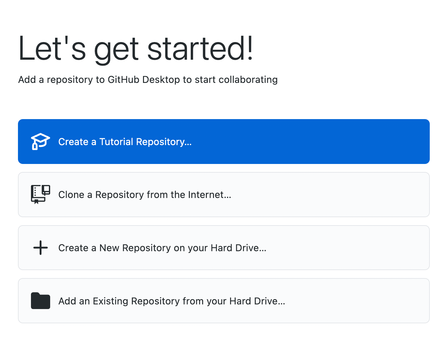 GitHub Desktop を使った最初のリポジトリ作成方法 GitHub Docs
