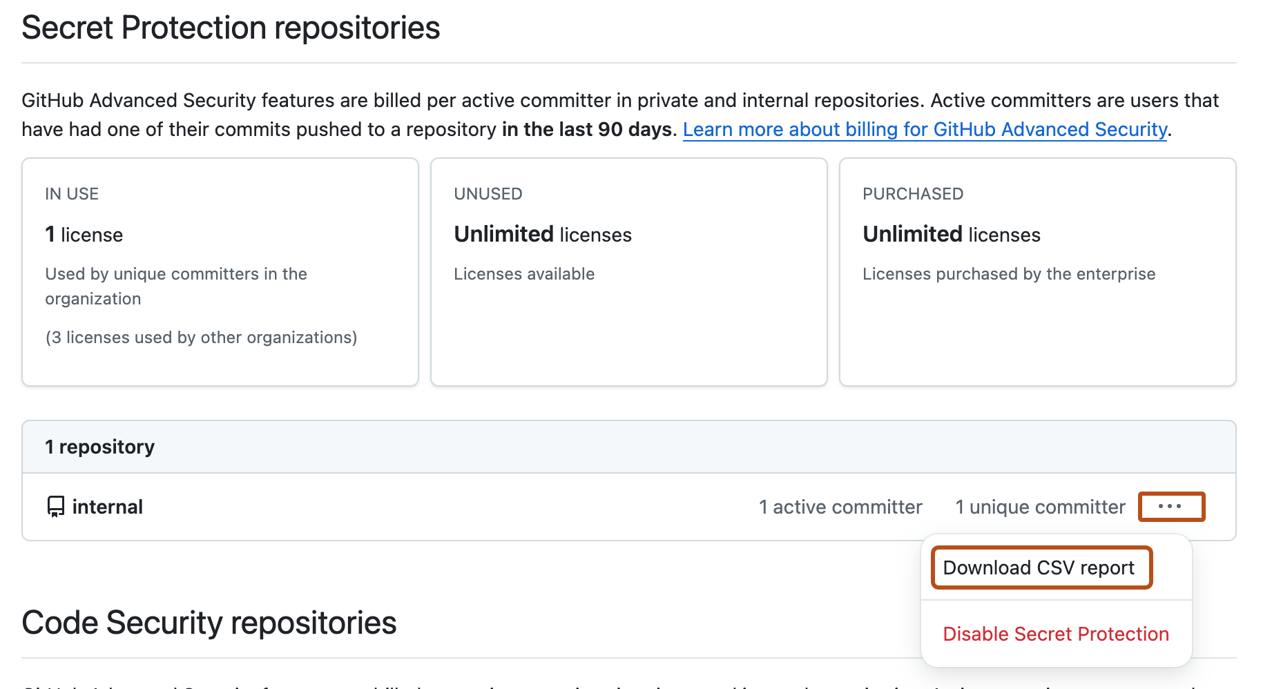 Viewing your GitHub Advanced Security usage GitHub Enterprise Cloud Docs