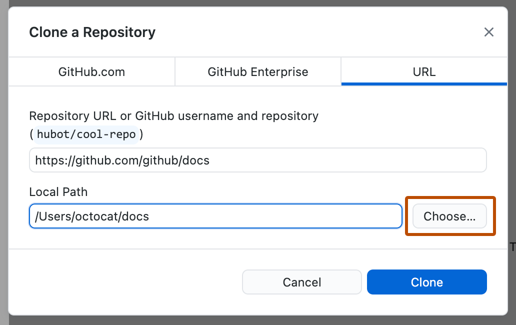 Cloning a repository from GitHub to GitHub Desktop GitHub Docs