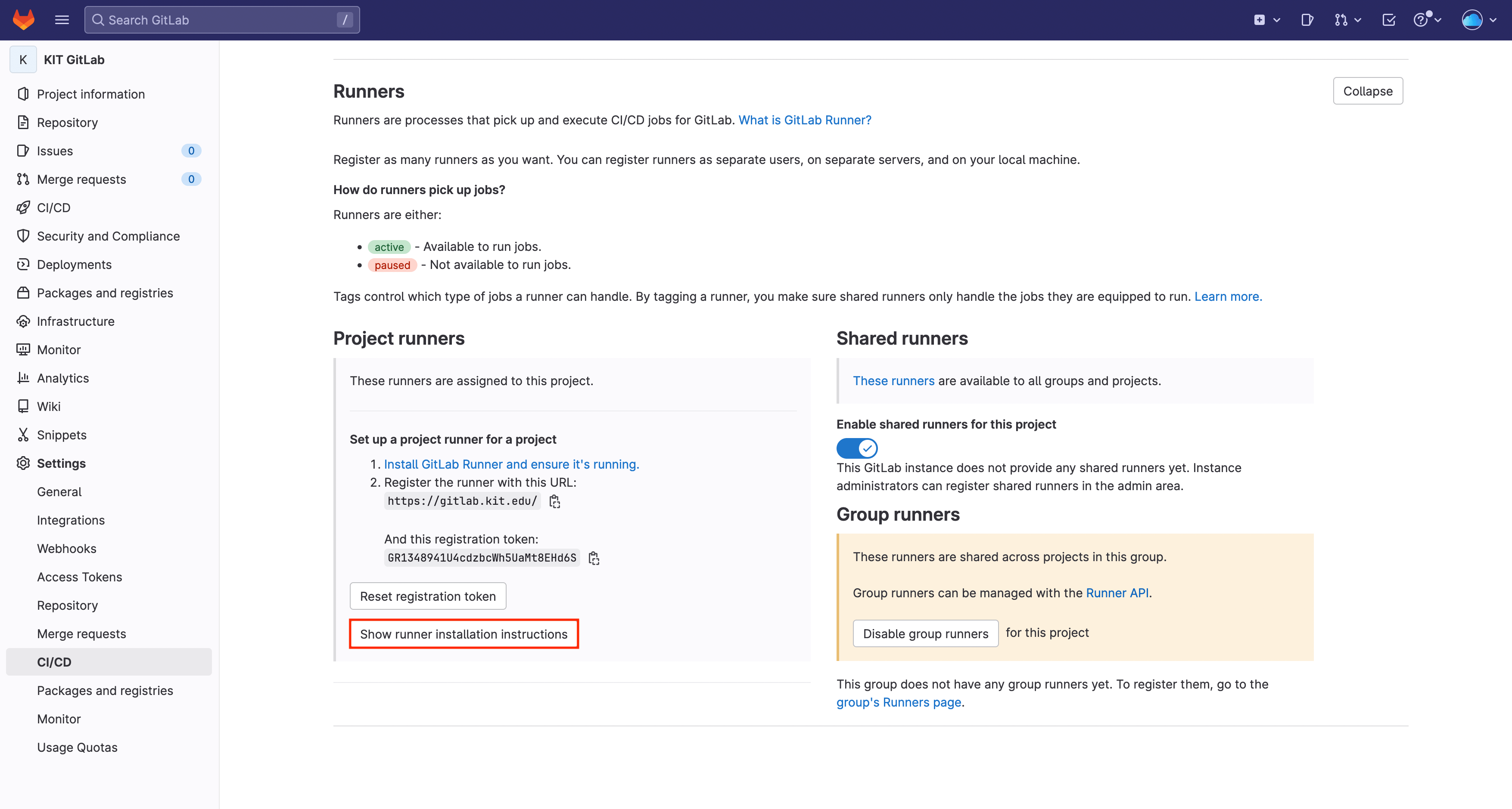 Advanced features Use GitLab at KIT
