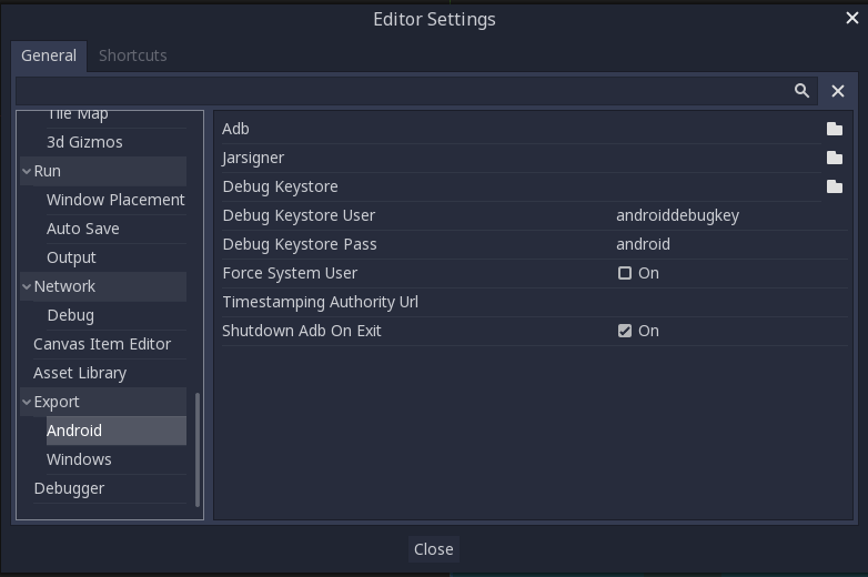 Exporting for Android — Godot Engine (3.0) documentation in English