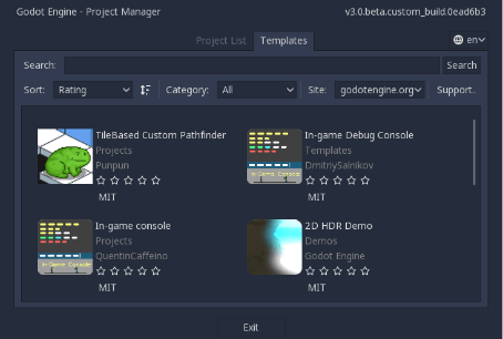 Introduction to Godot&rsquo;s editor — Godot Engine (3.0) documentation 