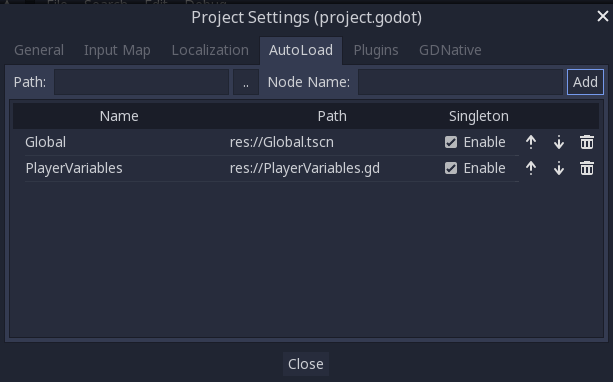 Singletons (AutoLoad) — Godot Engine latest documentation