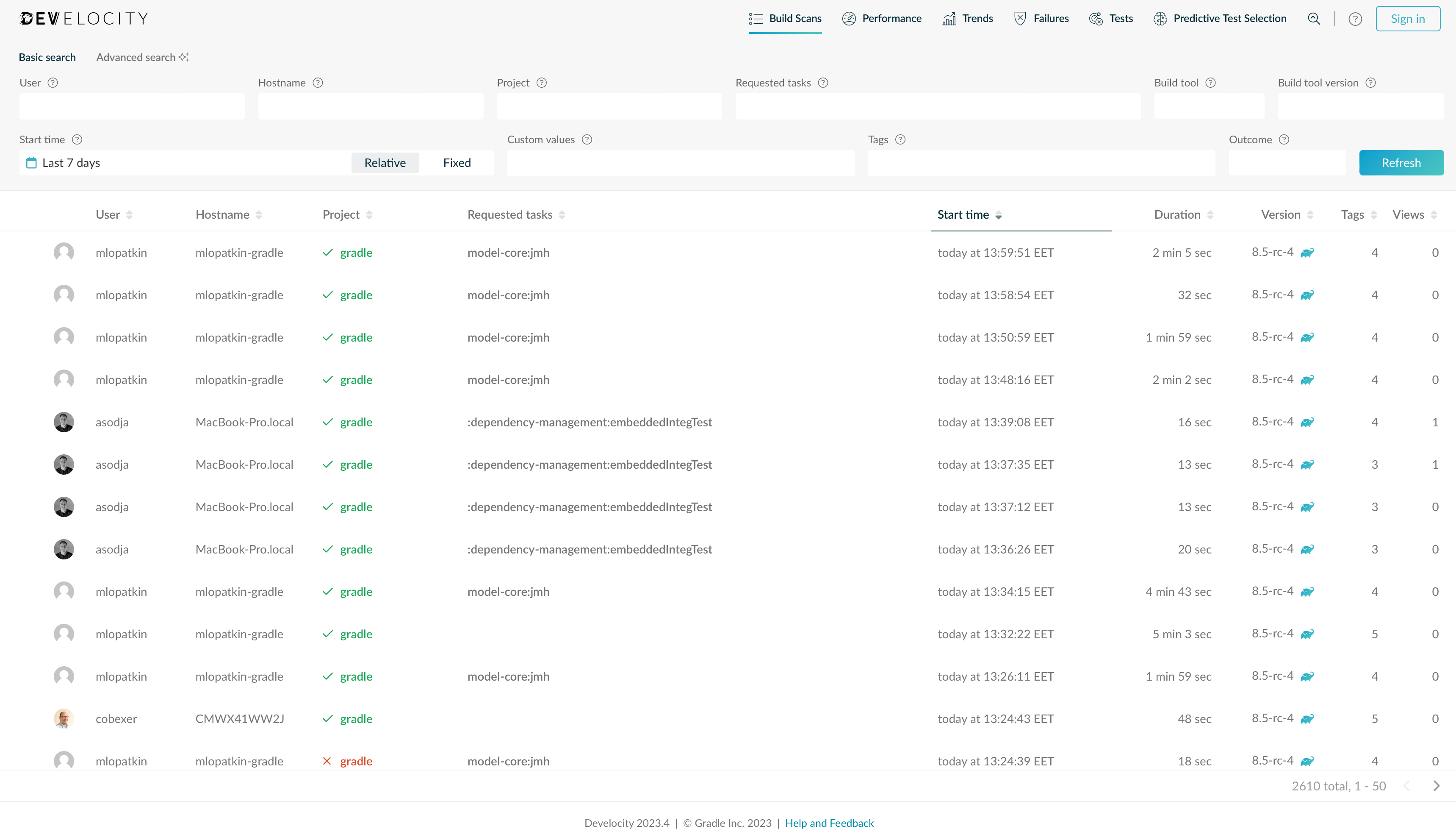 Getting Started with Develocity for Gradle users Develocity Documentation