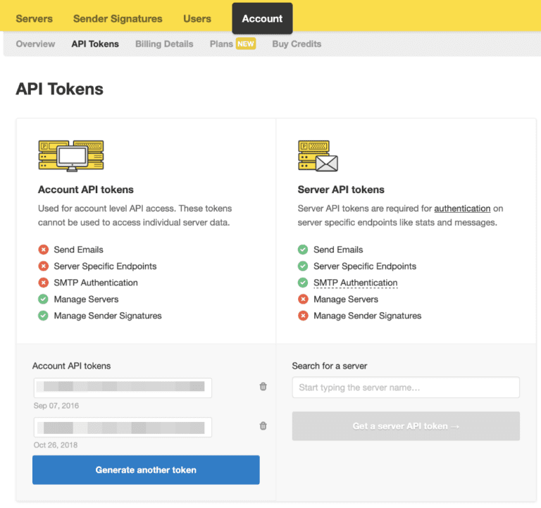 Obtaining Your Postmark API Keys Gravity Forms Documentation