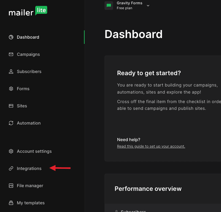 Obtaining Your MailerLite API Key Gravity Forms Documentation