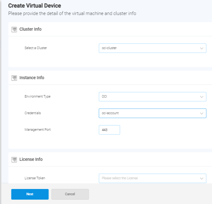 Launching Thunder in Oracle Cloud Infrastructure (OCI
