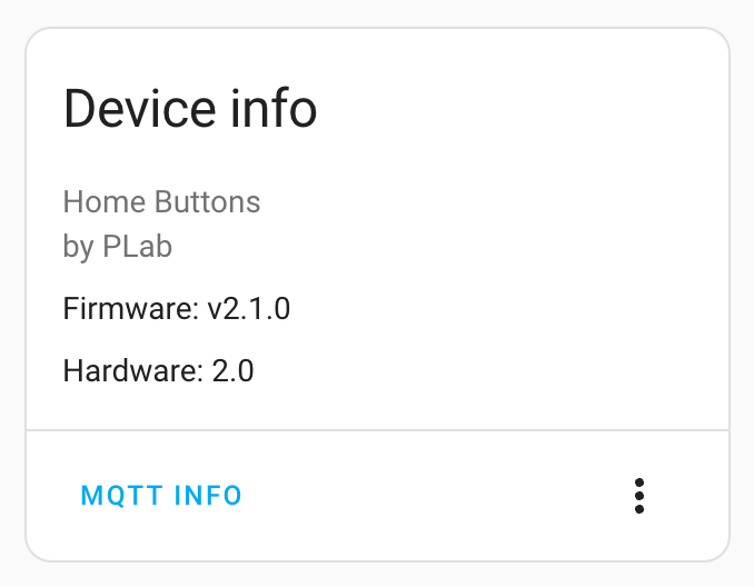Firmware Update Home Buttons