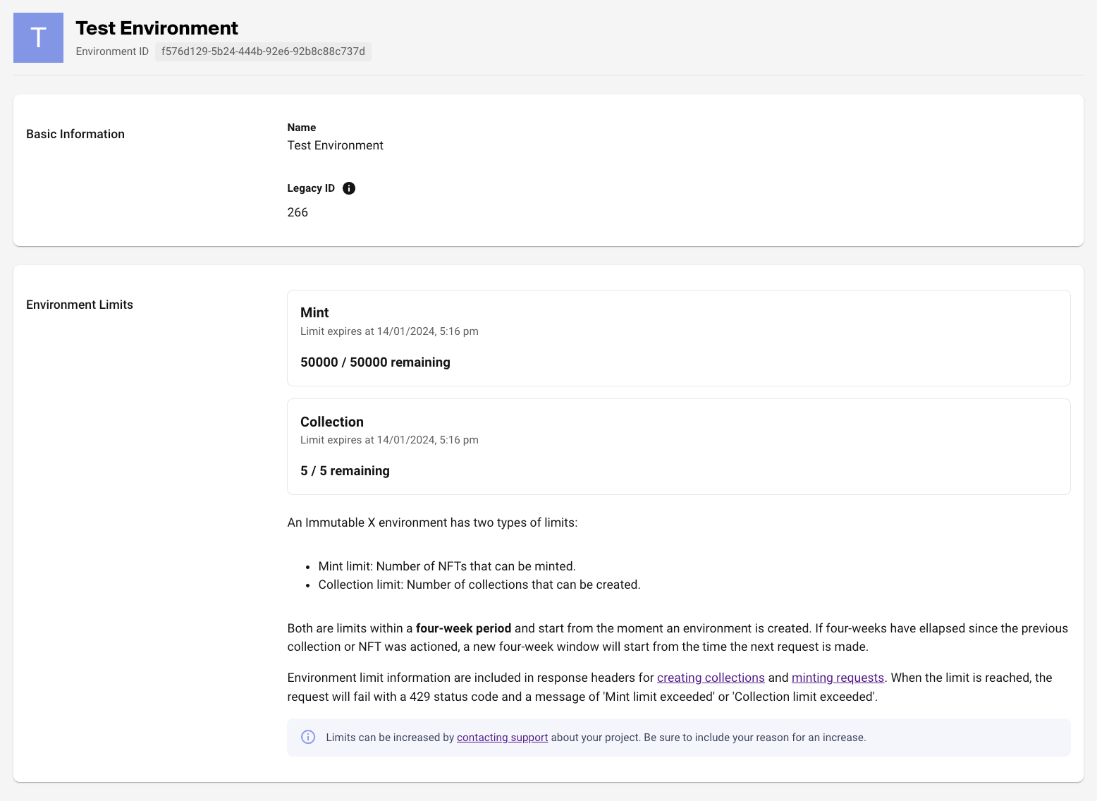 2. Register a project Immutable Documentation