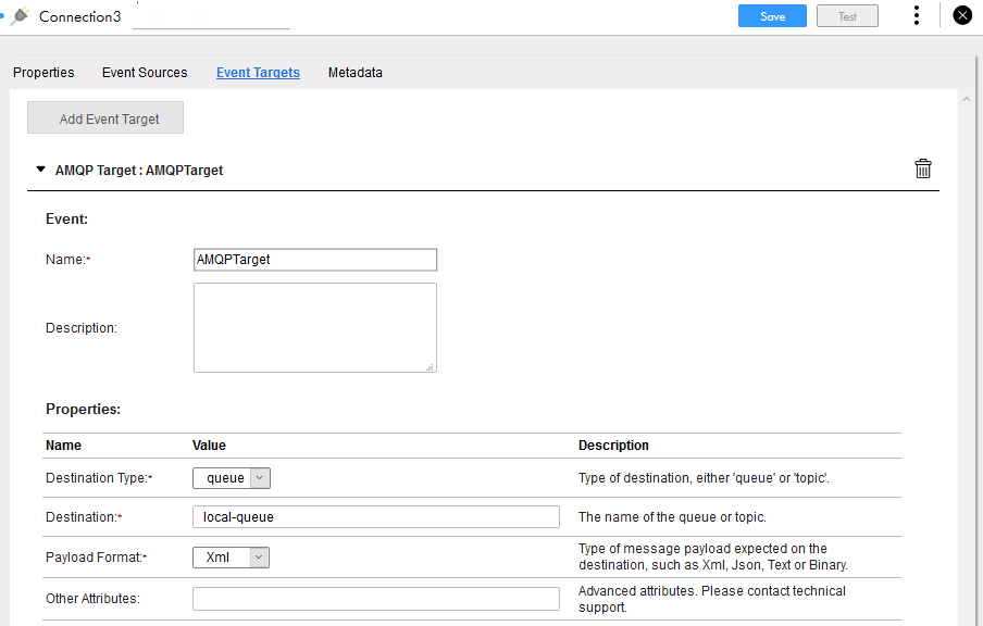 Specifying Event Targets
