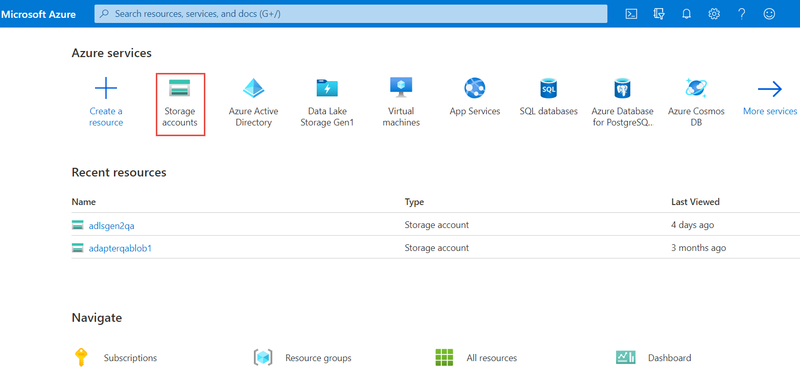 Creating a Storage Account to use with Microsoft Azure Data Lake