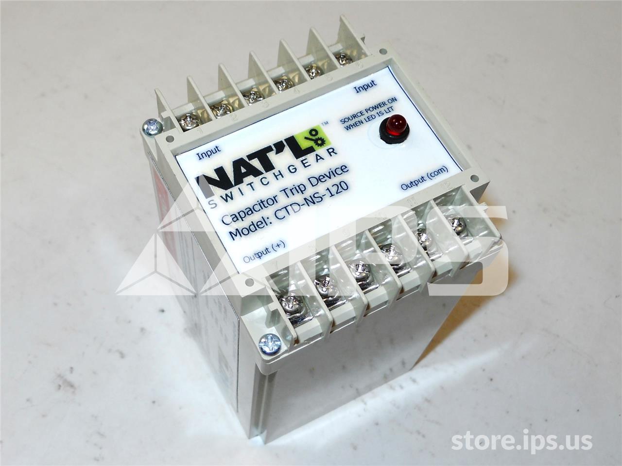 CTDNS120 NSS 120VAC CAPACITOR TRIP DEVICE NSS MANUFACTURED