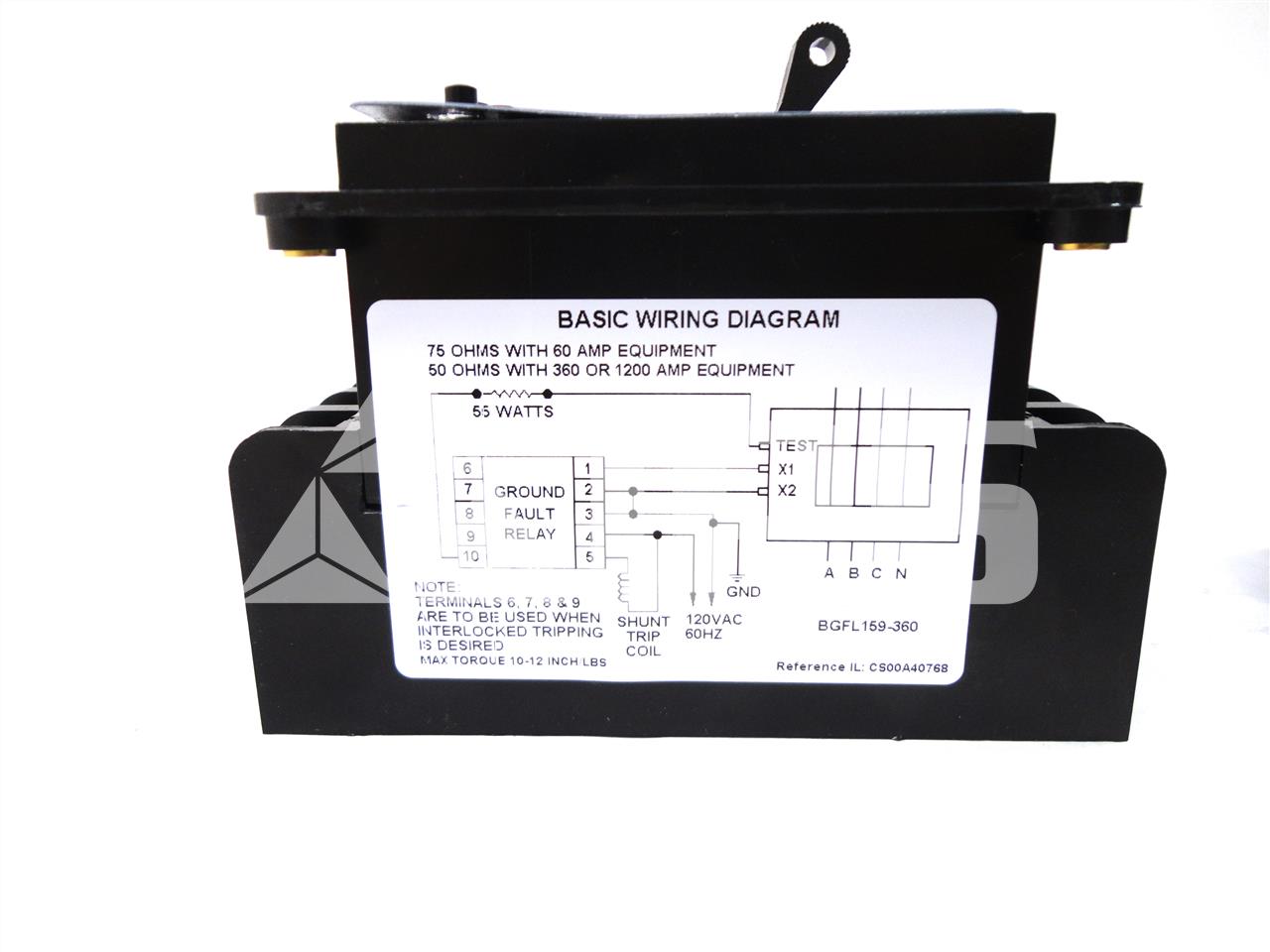 BGFL159360 GE / General Electric BGFL GROUND FAULT RELAY NEW