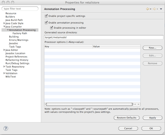 JPA Static Metamodel Generator
