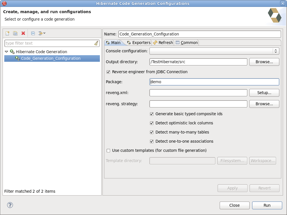 Hibernate Tools Reference Guide