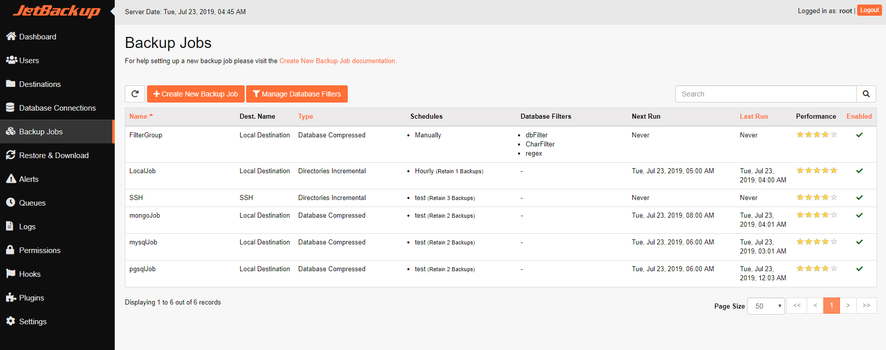 Create New Backup Job — JetBackup for Linux Documentation documentation