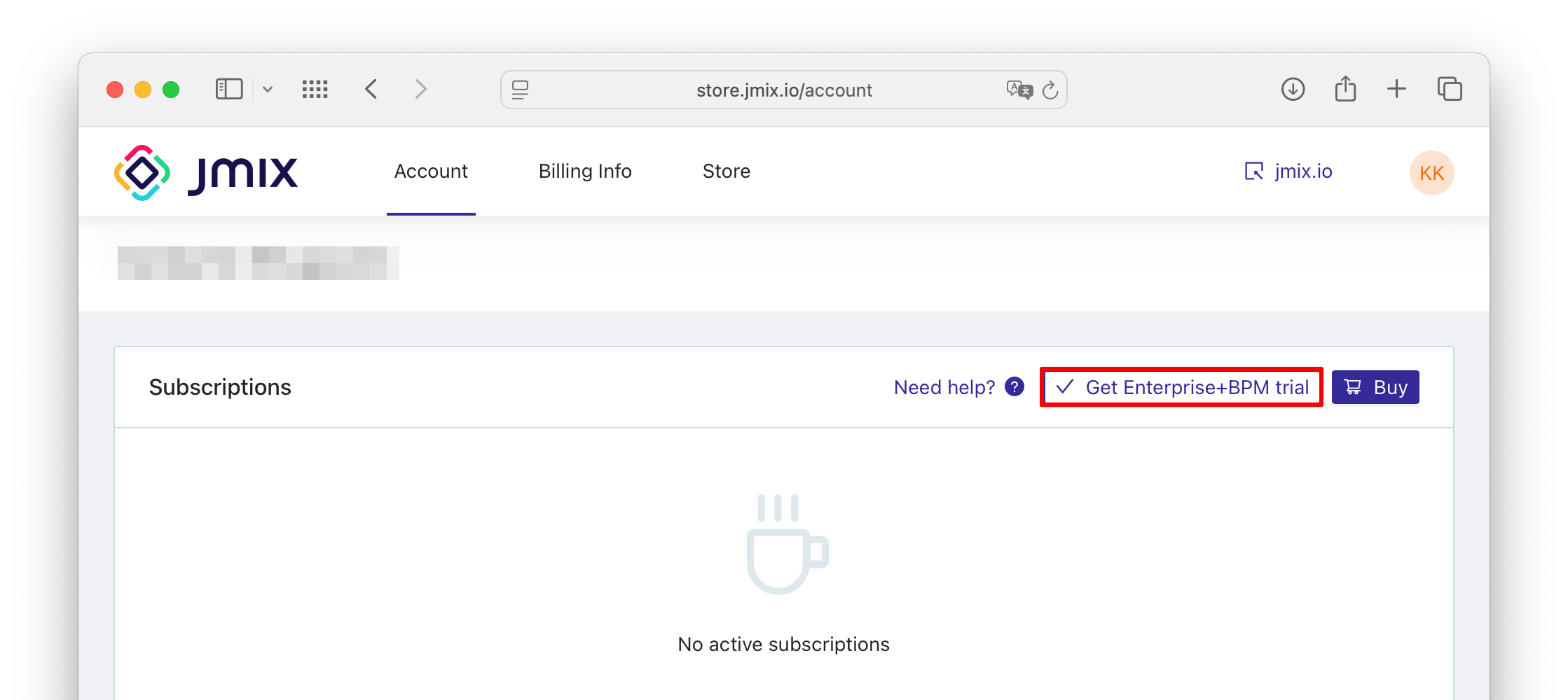 Управление учетной записью, выставлением счетов и подпиской