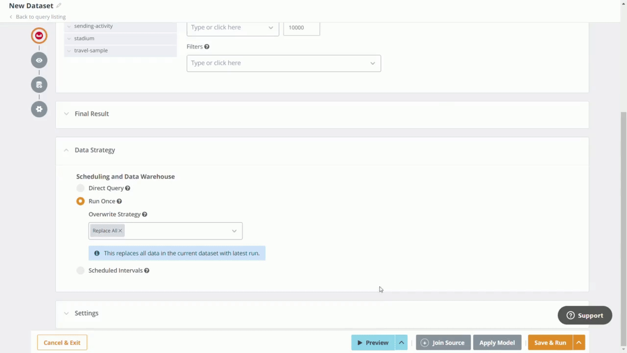 Couchbase Documentation and Support Knowi