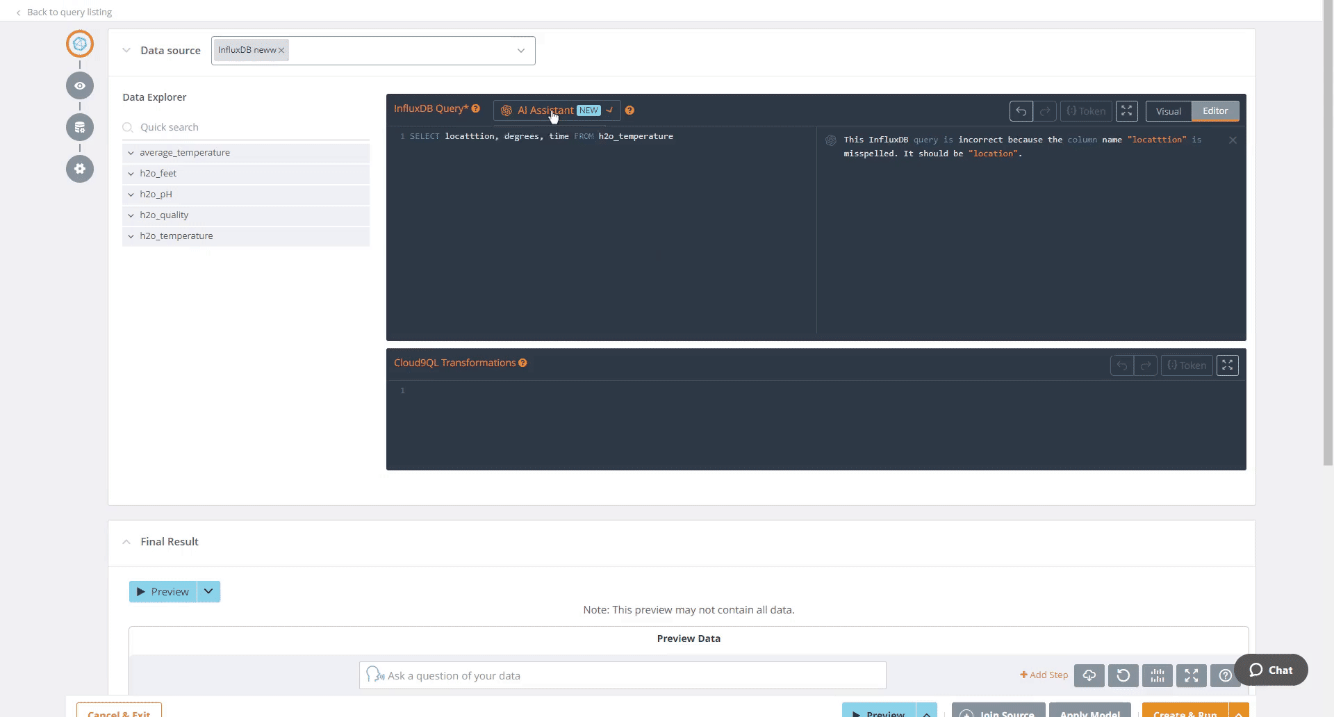 InfluxDB Documentation and Support Knowi
