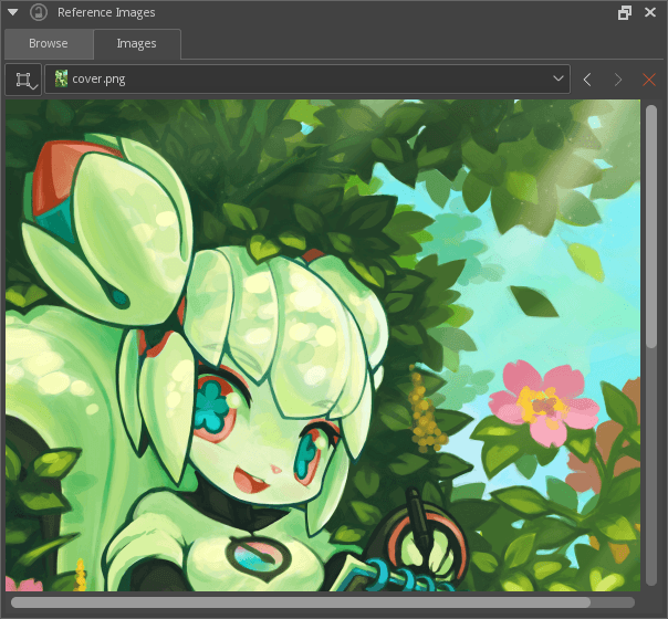 Panneau des images de référence — Documentation Krita Manual 4.4.0