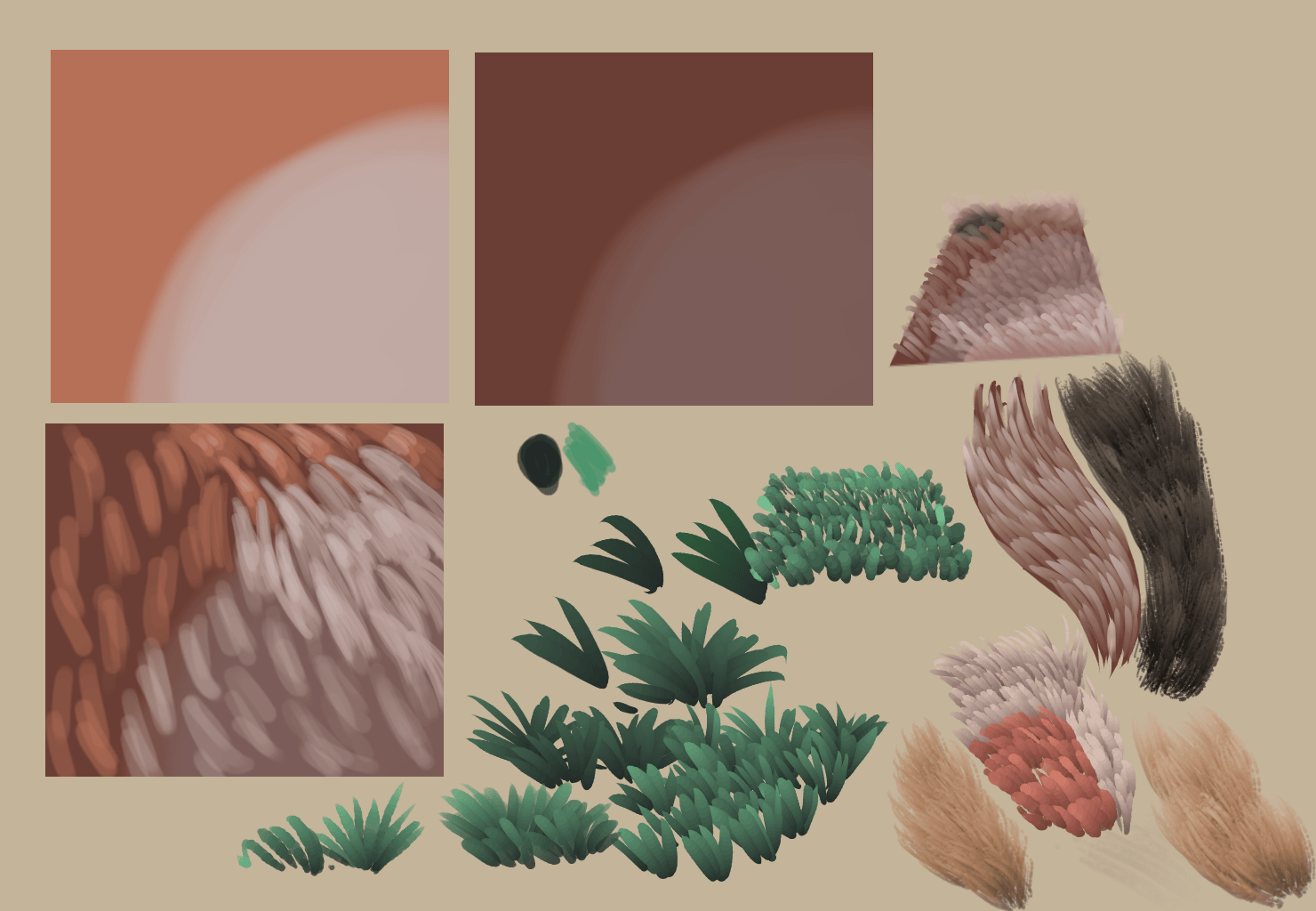 Painting fur — Documentation Krita Manual 5.2.0