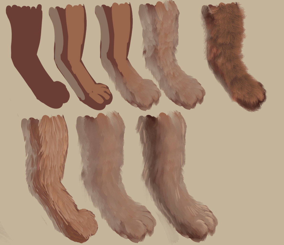 Painting fur — Documentation Krita Manual 5.2.0