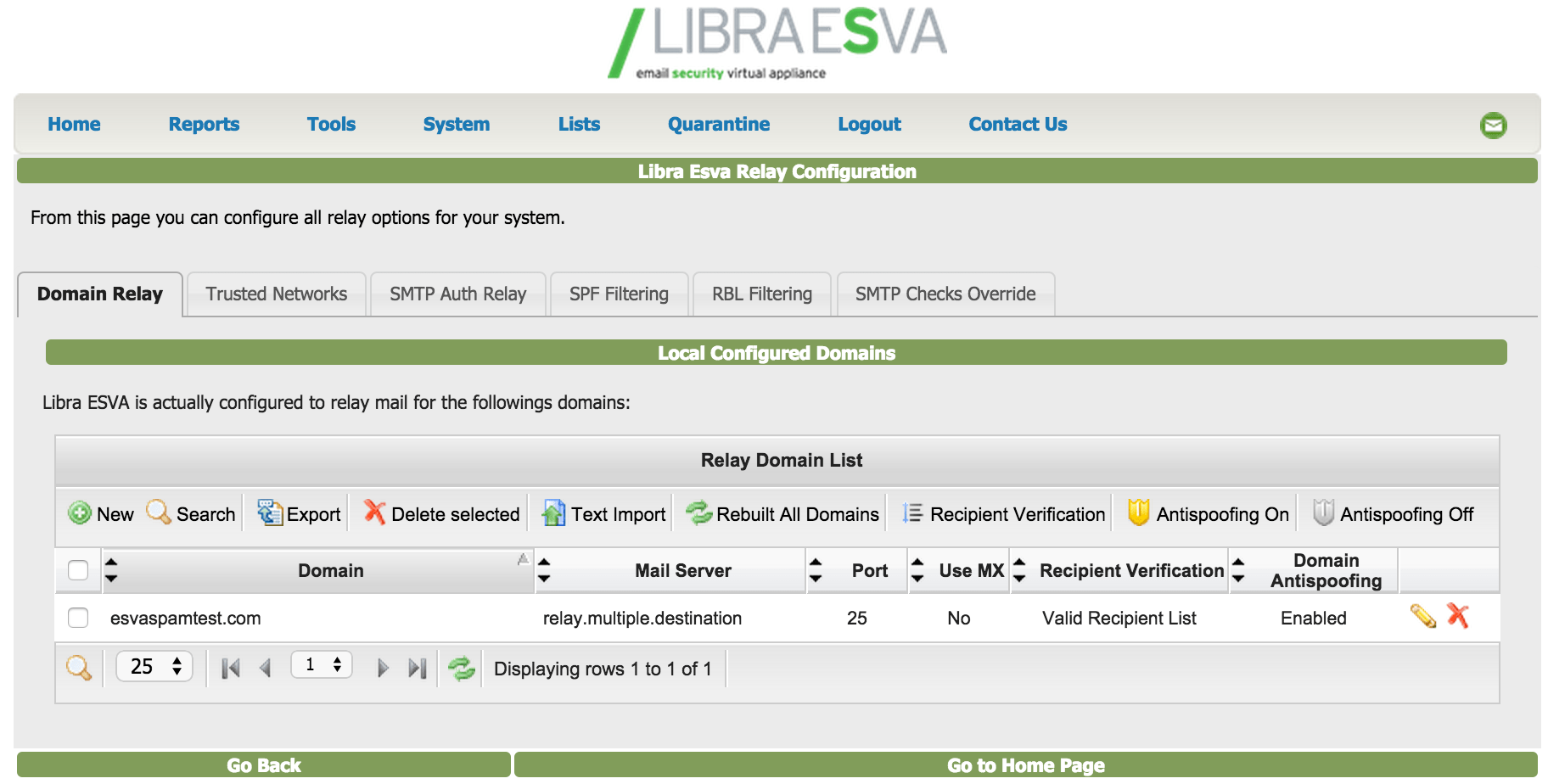 How to Set up a Domain Relay Libraesva Docs