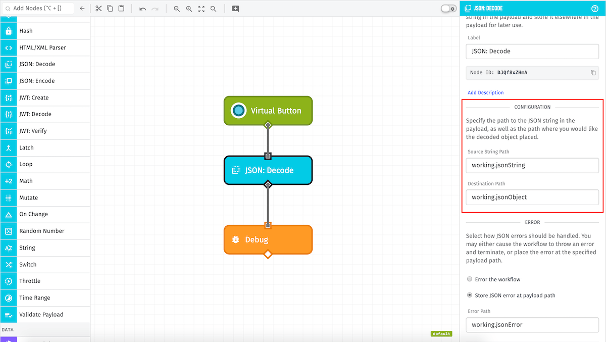 Json decode programqust
