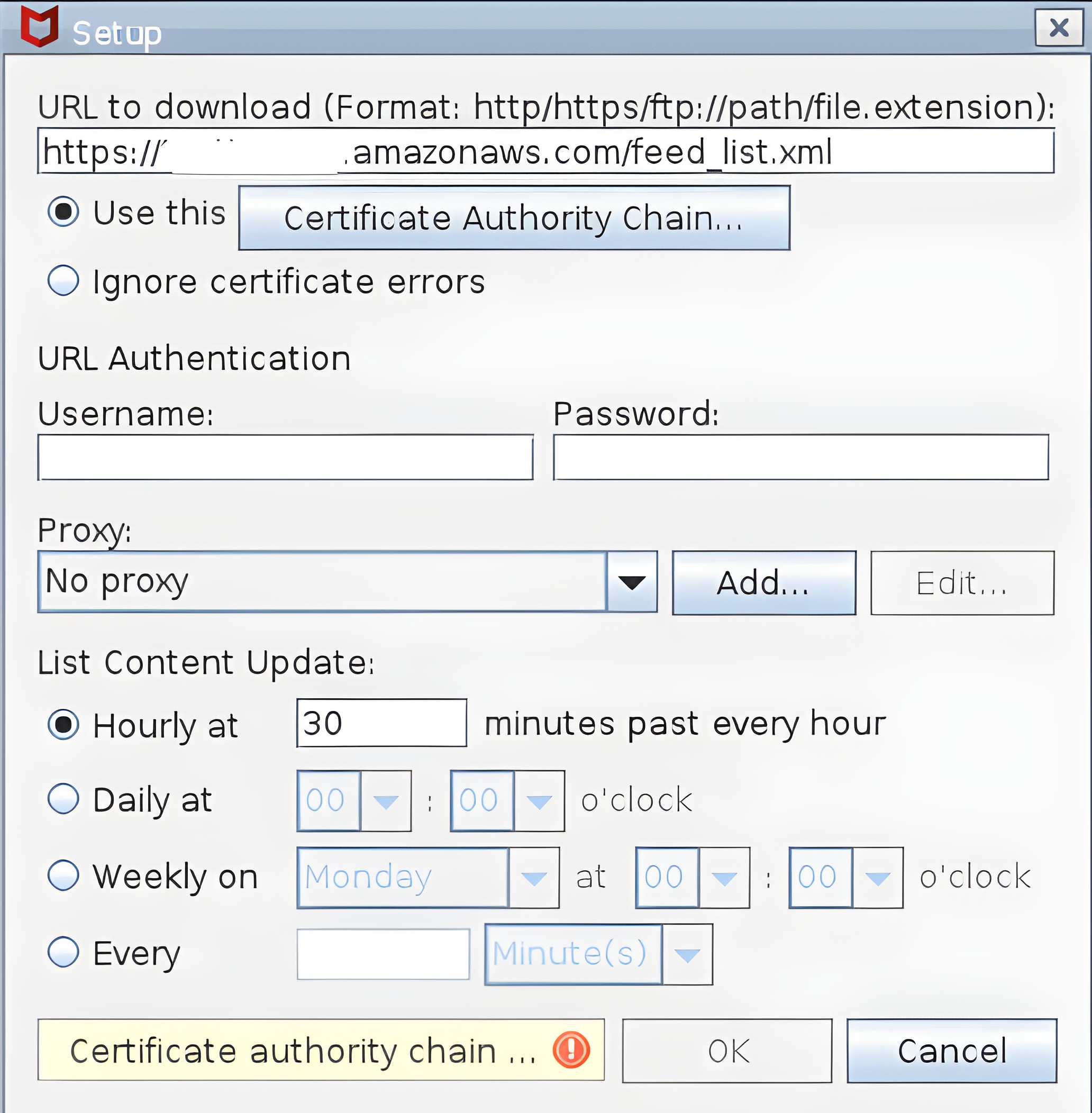 McAfee  Gateway Outofthebox Response Integration