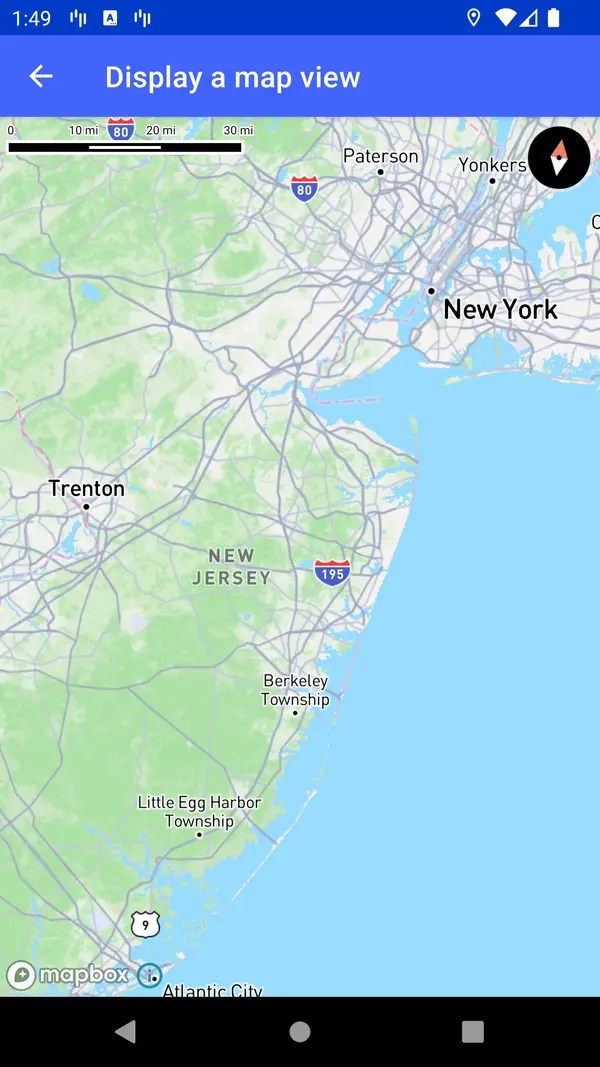 Display a map view Maps SDK Android Mapbox