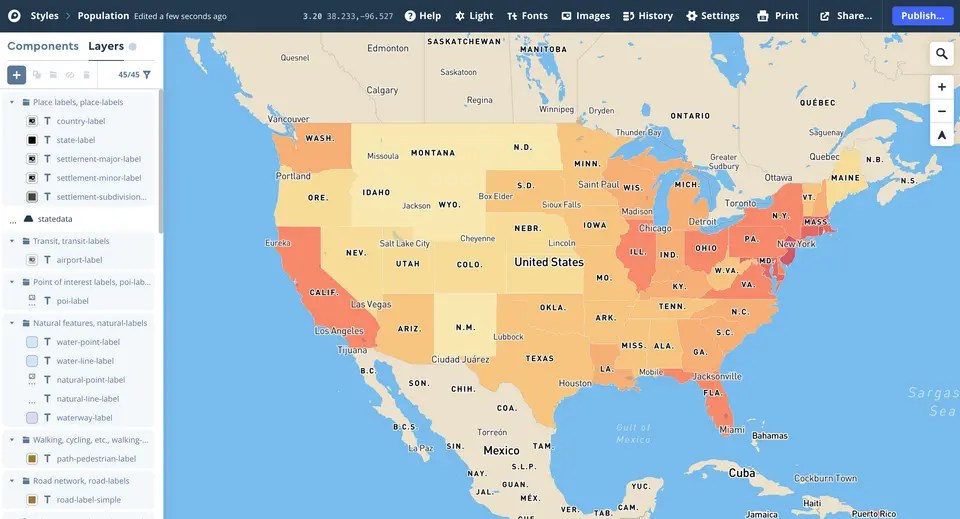 Mapbox Gl Js Choropleth Make A Choropleth Map, Part 1: Create A Style | Help | Mapbox