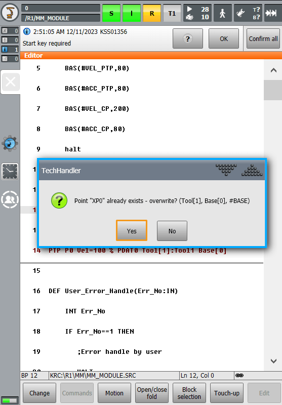 KUKA Automatic Calibration