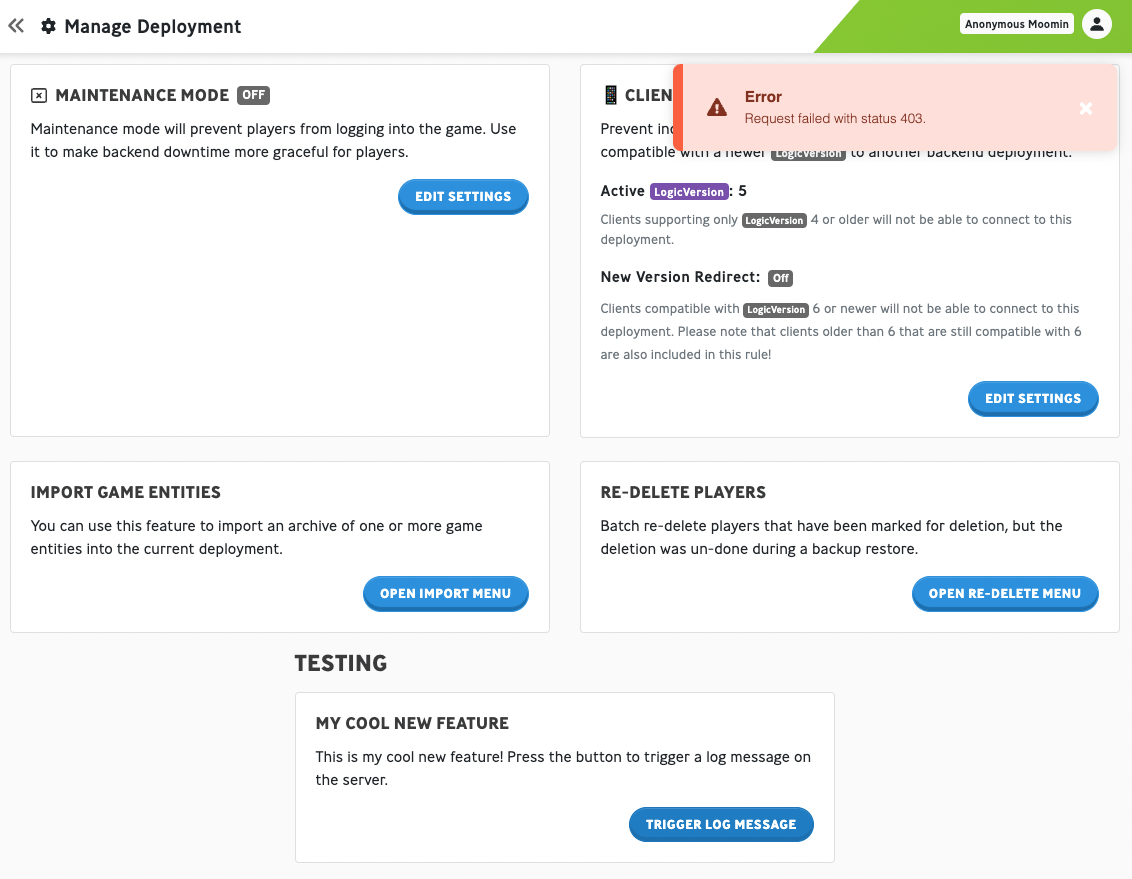Working with the LiveOps Dashboard HTTP API Metaplay Docs