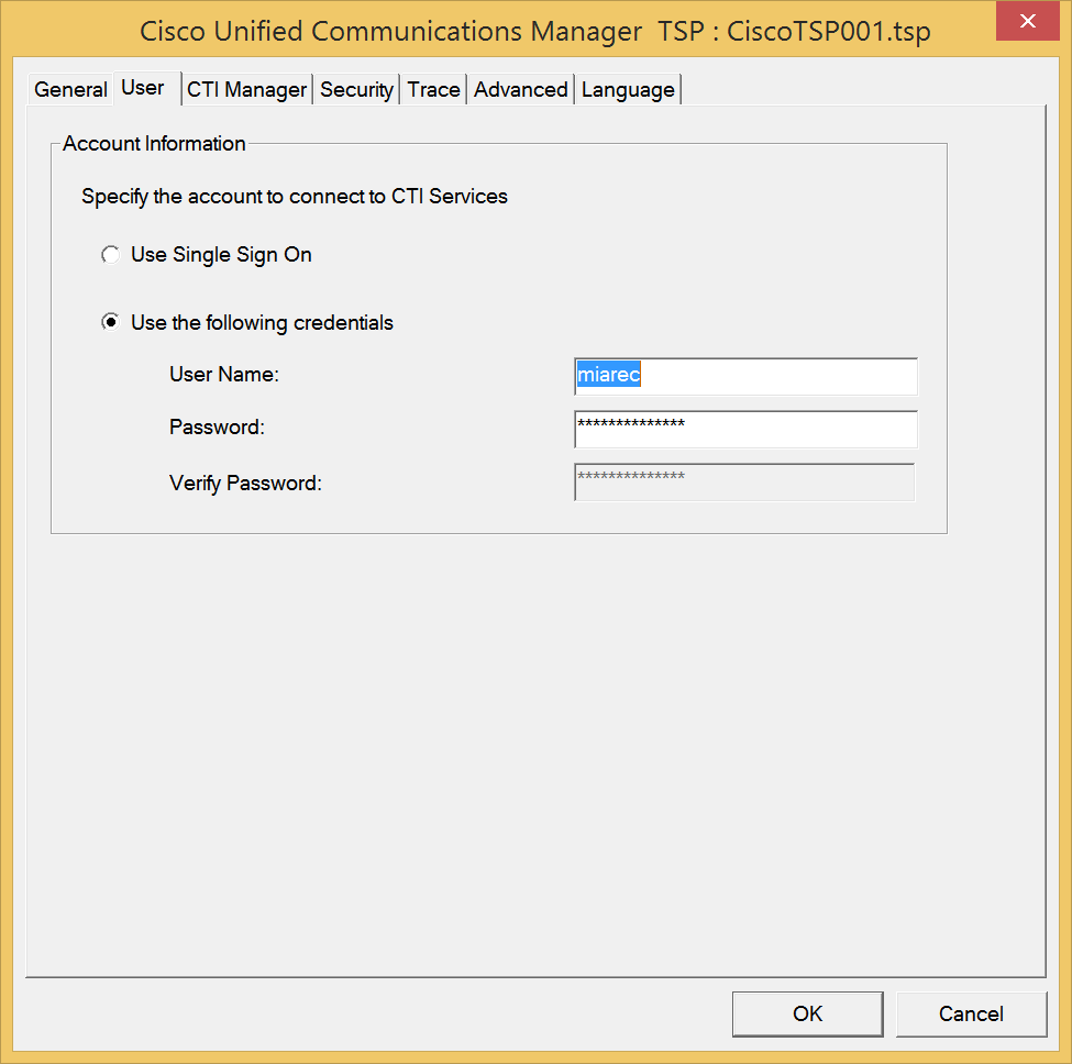 Controller Cisco TAPI TSP driver MiaRec Documentation