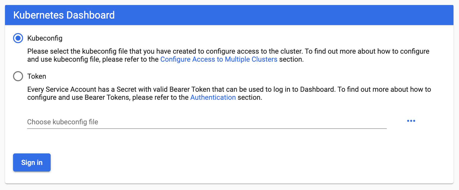 Manage an Azure Service cluster with the web