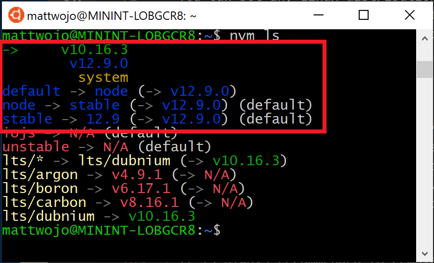Set up NodeJS on WSL 2 Microsoft Docs