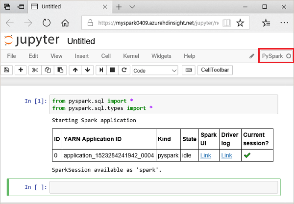 Tutorial Load data & run queries with Apache Spark Azure HDInsight