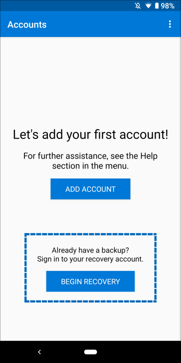 The microsoft account settings page. Back up and recover accounts with the Microsoft ...