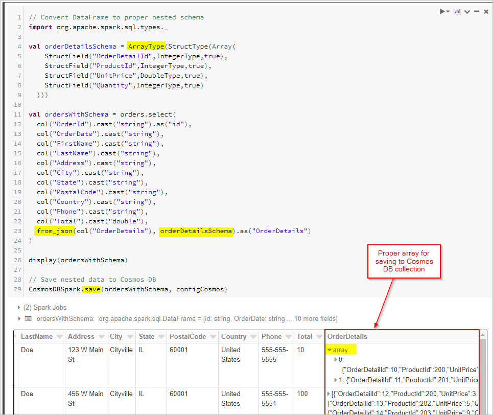 Migrate relational data into Azure Cosmos DB SQL API